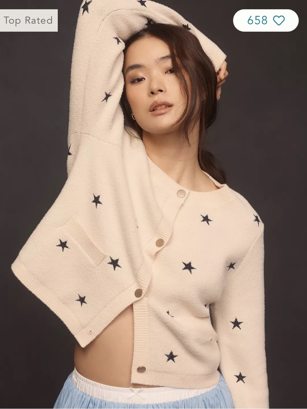 NWT NVLT Star Lady Knit Jacket